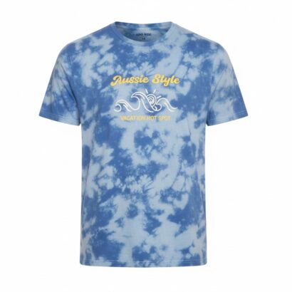 Polo tye die full azul