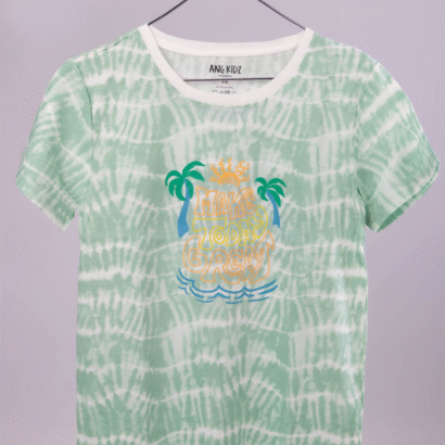 Polo tye die Green Palmeras